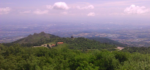 04 Les 3 Dents, le Col du Gratteau, Véranne Maclas et la Vallée du Rhône du Crêt de Botte.JPG