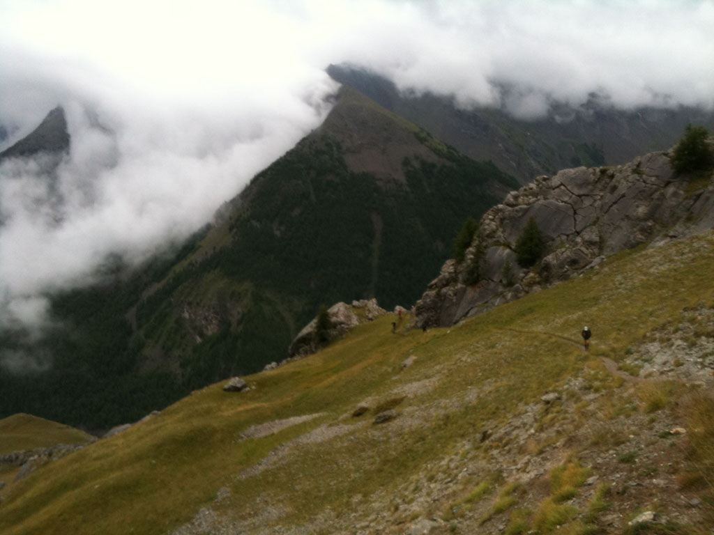 Montée vers le col de Fours