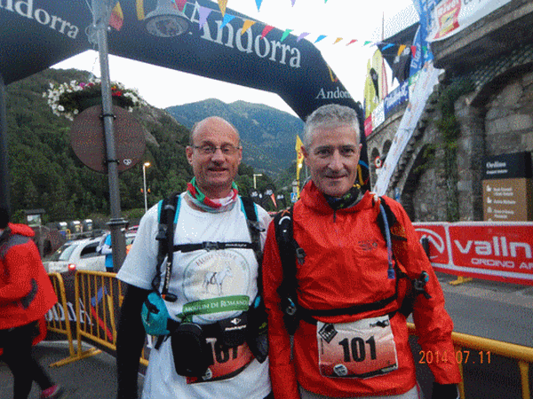 Les deux Patrick avant le départ