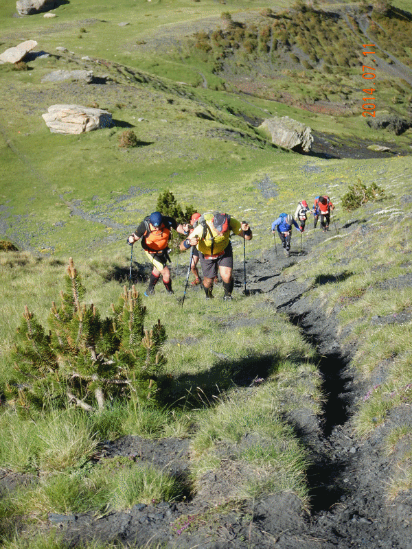 Montée très raide