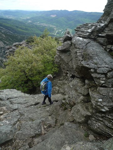 Descente de l'Esquino d'Aze (photo reco)