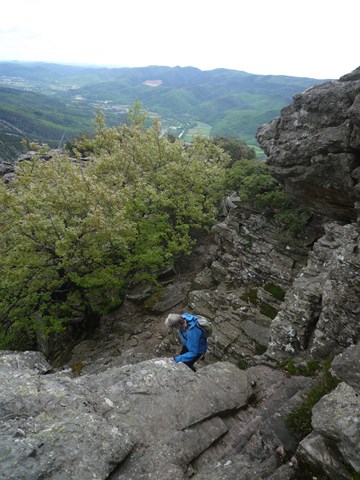 Descente de l'Esquino d'Aze (photo reco)