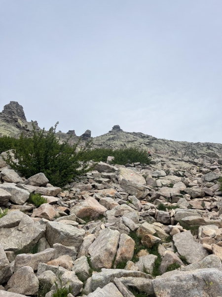 Montée vers la brèche de Capitello