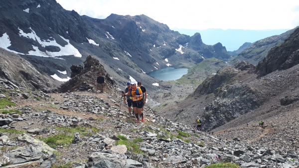 Arrivée de Caroline au col de Freydane