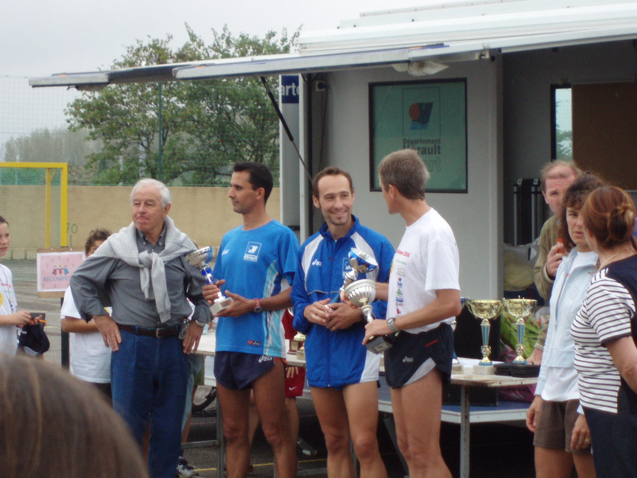 le podium du 5km